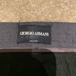 Giorgio Armani gray pants